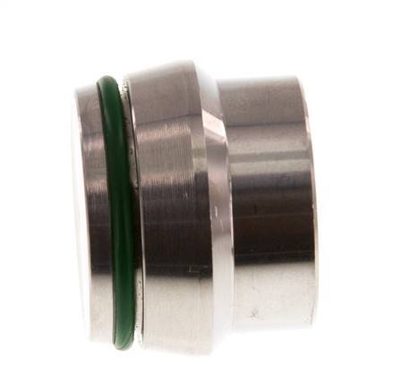 30S Tapón de cierre de acero inoxidable para accesorios de anillo cortante 400 Bar DIN 2353
