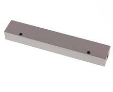 2xG 1/4'' x 6xG 1/8'' Bloque distribuidor de aluminio de una cara 16 barras