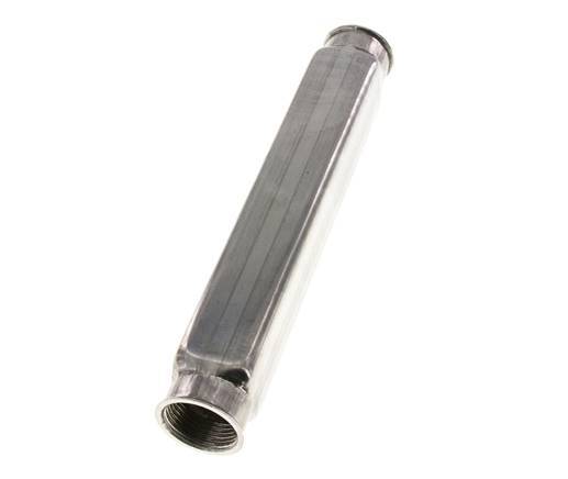 2xG 1'' x 4xG 1/2'' Bloque distribuidor de acero inoxidable de una cara 10 Bar
