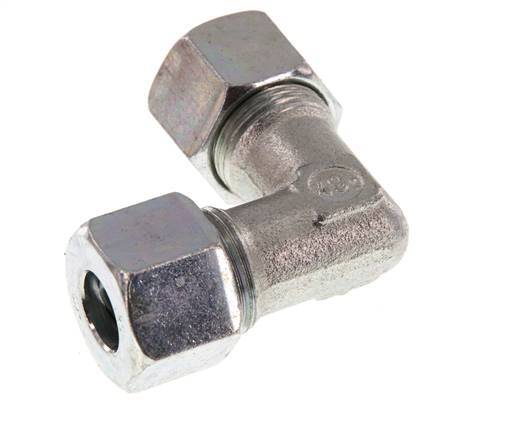 12S Acero zincado Codo de 90 grados Anillo de corte 630 Barra DIN 2353