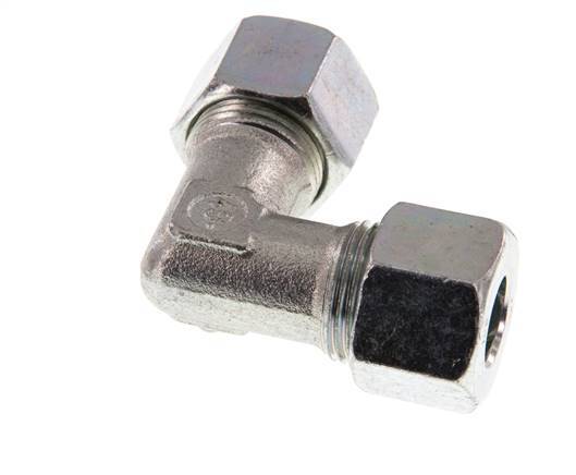 12S Acero zincado Codo de 90 grados Anillo de corte 630 Barra DIN 2353