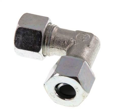 12S Acero zincado Codo de 90 grados Anillo de corte 630 Barra DIN 2353