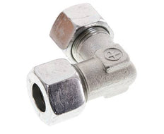 16S Acero zincado Codo de 90 grados Anillo de corte 400 Bar DIN 2353