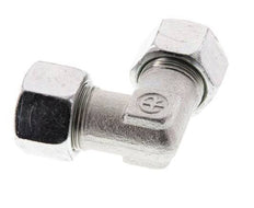 16S Acero zincado Codo de 90 grados Anillo de corte 400 Bar DIN 2353