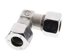 16S Acero zincado Codo de 90 grados Anillo de corte 400 Bar DIN 2353