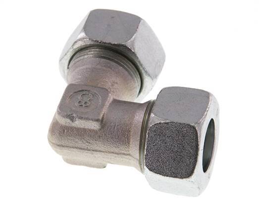 codo de 90 grados de acero galvanizado 18L Anillo de corte de 315 barras DIN 2353