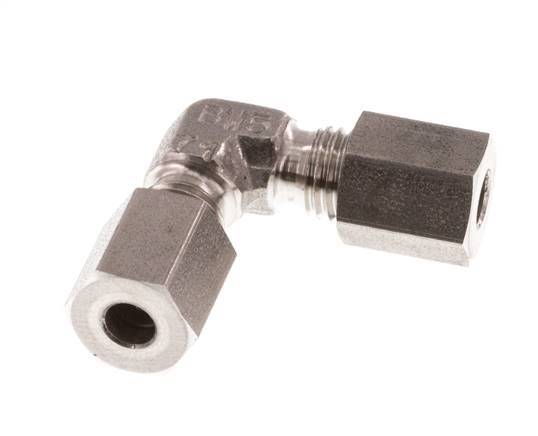 4LL Codo de acero inoxidable de 90 grados Anillo de corte 100 Bar DIN 2353