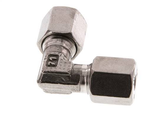 6S Codo de acero inoxidable de 90 grados Anillo de corte 630 Barra DIN 2353