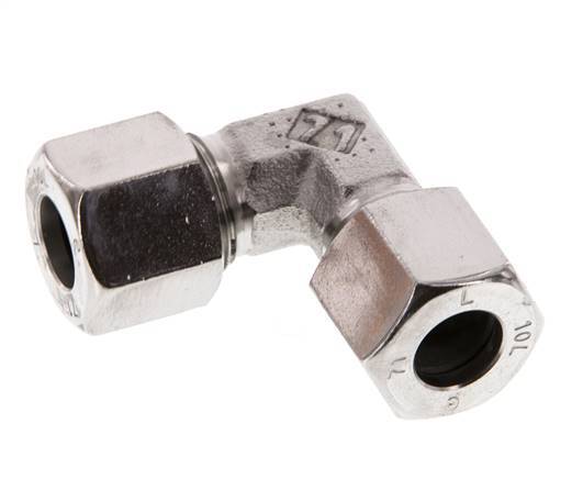 10L Acero inoxidable 90 grados Codo Anillo de corte 315 Barra DIN 2353