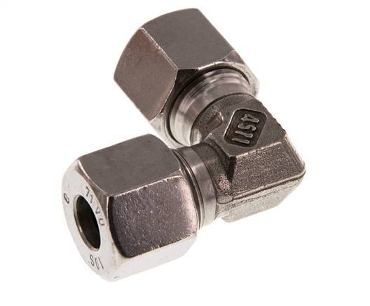 10S Codo de acero inoxidable de 90 grados Anillo de corte 630 Barra DIN 2353