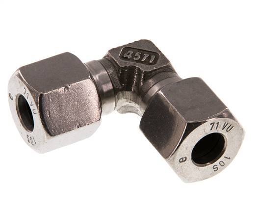 10S Codo de acero inoxidable de 90 grados Anillo de corte 630 Barra DIN 2353