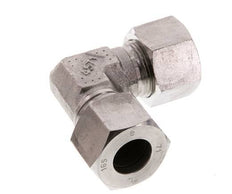 16S Codo de acero inoxidable de 90 grados Anillo de corte 400 Barra DIN 2353