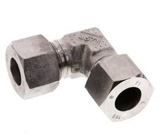 16S Codo de acero inoxidable de 90 grados Anillo de corte 400 Barra DIN 2353