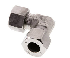 16S Codo de acero inoxidable de 90 grados Anillo de corte 400 Barra DIN 2353