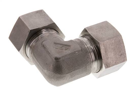 30S Codo de acero inoxidable de 90 grados Anillo de corte 400 Barra DIN 2353