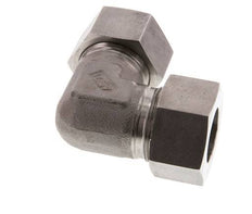 30S Codo de acero inoxidable de 90 grados Anillo de corte 400 Barra DIN 2353