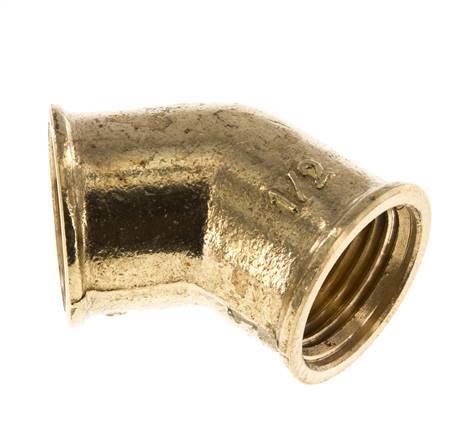 Rp 1/2'' Codo de latón de 45 grados 16 Bar