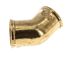 Rp 3/8'' Codo de latón de 45 grados 16 Bar