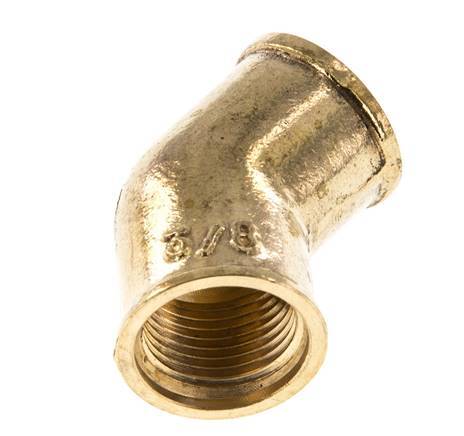 Rp 3/8'' Codo de latón de 45 grados 16 Bar