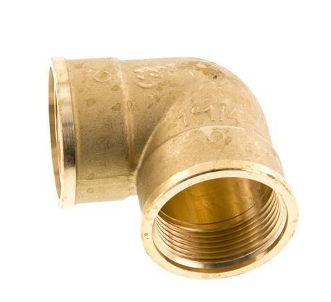 G 1 1/4'' Codo de latón de 90 grados 16 Bar