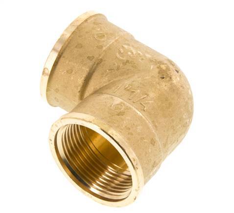G 1 1/4'' Codo de latón de 90 grados 16 Bar