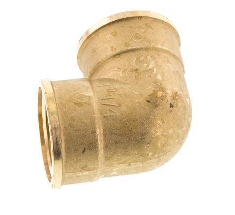 G 1 1/4'' Codo de latón de 90 grados 16 Bar