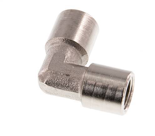 G 1/8'' Nickel plated Brass 90 deg Elbow Fitting 16 Bar [5 Pieces]