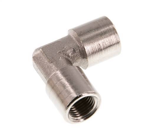 G 1/8'' Nickel plated Brass 90 deg Elbow Fitting 16 Bar [5 Pieces]