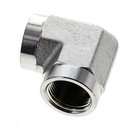 codo de 90 grados de acero galvanizado de 3/4'' NPT 170 Bar - Hidráulico