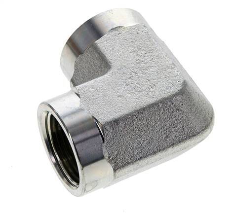 codo de 90 grados de acero galvanizado de 3/4'' NPT 170 Bar - Hidráulico