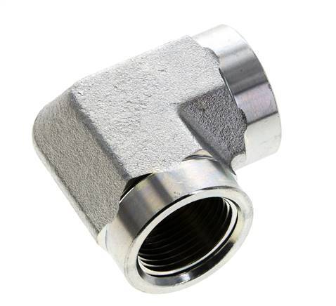 codo de 90 grados de acero galvanizado de 3/4'' NPT 170 Bar - Hidráulico