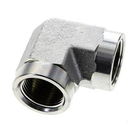 codo de 90 grados de acero galvanizado de 3/4'' NPT 170 Bar - Hidráulico