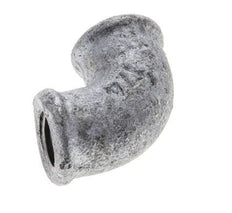 Rp 1/4'' Zinc plated Cast iron 90 deg Elbow Fitting 25 Bar [5 Pieces]