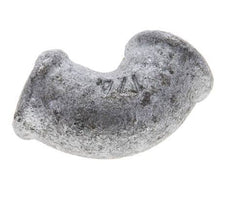 Rp 1/4'' Zinc plated Cast iron 90 deg Elbow Fitting 25 Bar [5 Pieces]