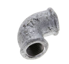Rp 1/4'' Zinc plated Cast iron 90 deg Elbow Fitting 25 Bar [5 Pieces]