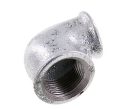 Rp 3/4'' x Rp 1/2'' Zinc plated Cast iron 90 deg Elbow Fitting 25 Bar [5 Pieces]