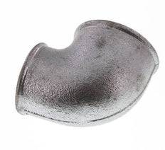Rp 2'' x Rp 1 1/2'' Codo de 90 grados de hierro fundido galvanizado 25 bar
