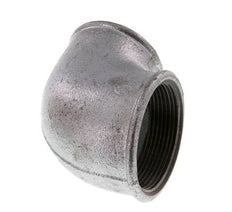 Rp 2'' x Rp 1 1/2'' Codo de 90 grados de hierro fundido galvanizado 25 bar