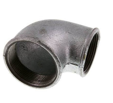 Rp 2'' x Rp 1 1/2'' Codo de 90 grados de hierro fundido galvanizado 25 bar