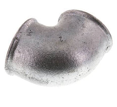 Rp 2'' Hierro fundido zincado Codo de 90 grados 25 Bar