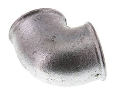 Rp 2'' Hierro fundido zincado Codo de 90 grados 25 Bar