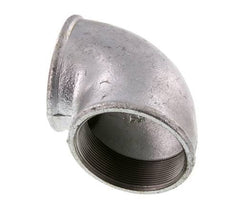 Rp 3'' Hierro fundido galvanizado Codo de 90 grados 25 Bar