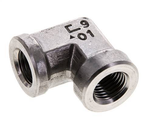 1/4'' NPT Codo de 90 grados de acero inoxidable 275 Bar - Hidráulico
