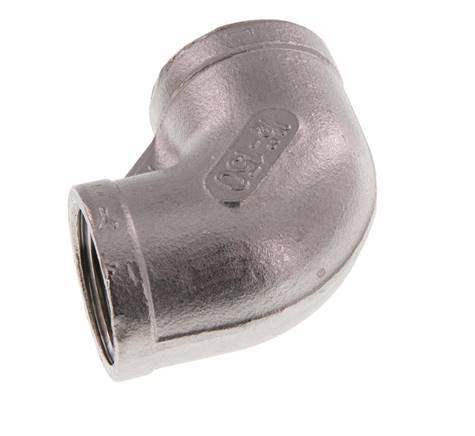 Rp 1/2'' Stainless steel 90 deg Elbow Fitting 10 Bar [2 Pieces]