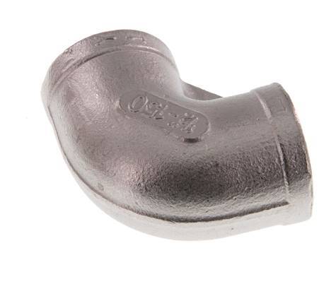 Rp 1/2'' Stainless steel 90 deg Elbow Fitting 10 Bar [2 Pieces]