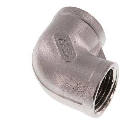 Rp 1/2'' Stainless steel 90 deg Elbow Fitting 10 Bar [2 Pieces]