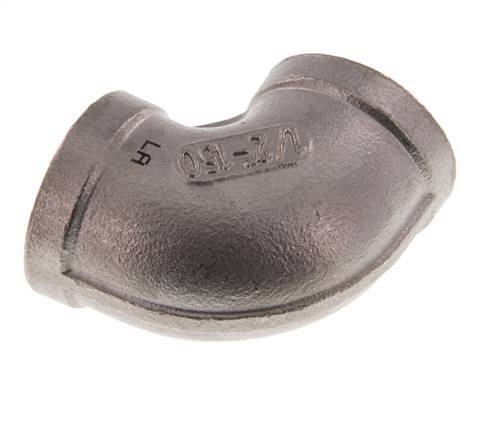 Rp 1/2'' Stainless steel 90 deg Elbow Fitting 16 Bar [2 Pieces]
