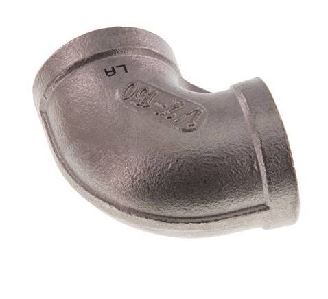 Rp 1/2'' Stainless steel 90 deg Elbow Fitting 16 Bar [2 Pieces]