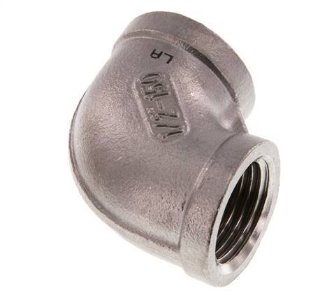 Rp 1/2'' Stainless steel 90 deg Elbow Fitting 16 Bar [2 Pieces]