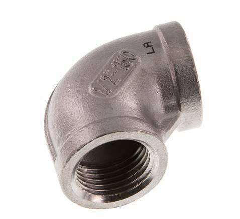 Rp 1/2'' Stainless steel 90 deg Elbow Fitting 16 Bar [2 Pieces]